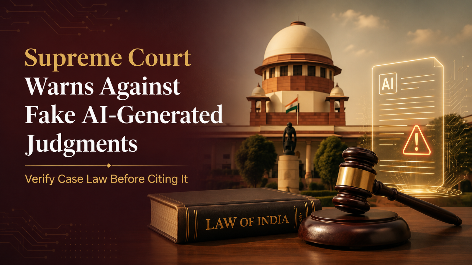 Supreme Court Warns Against Fake AI-Generated Judgments: Why Verification of Case Law Matters