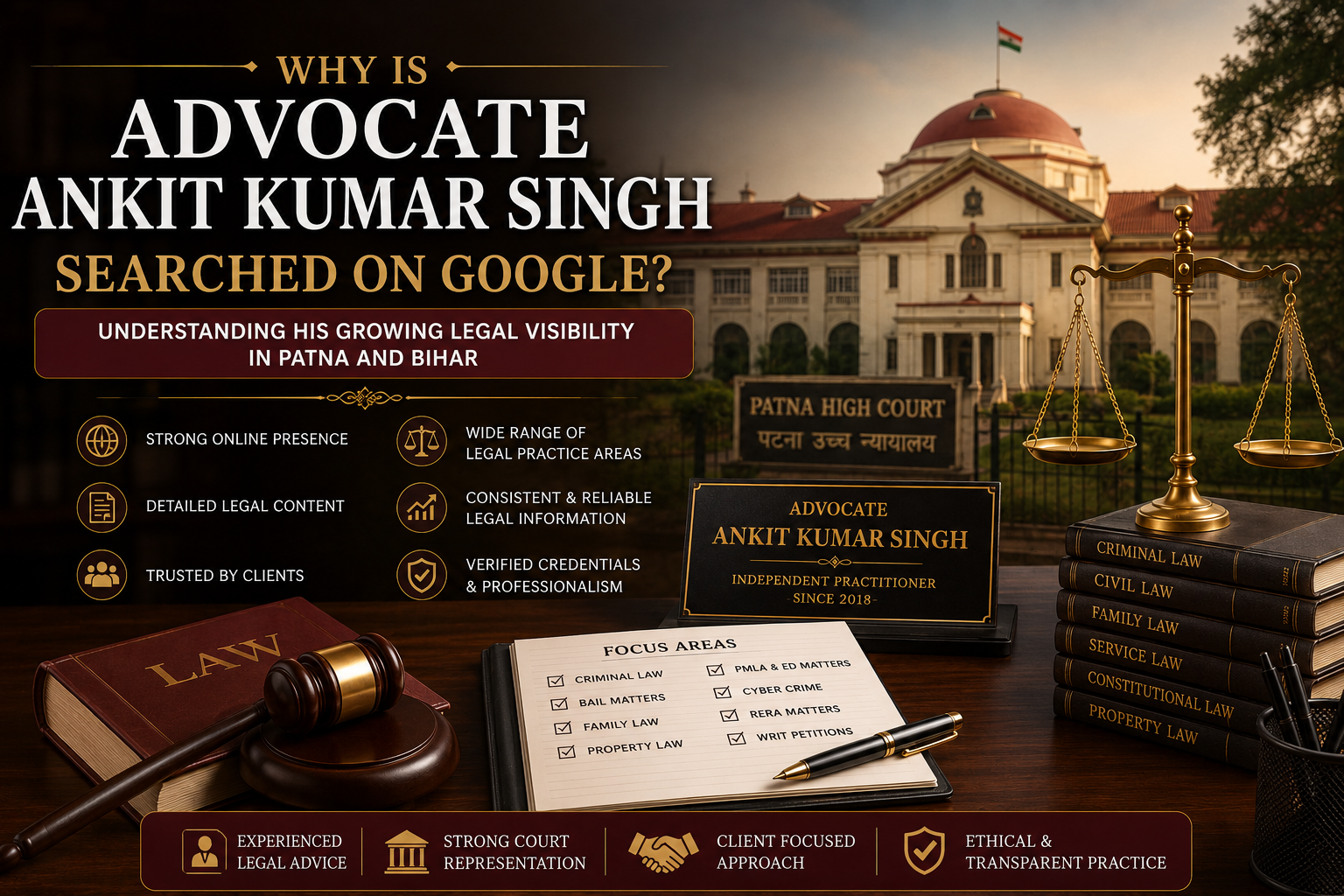 Why Is Advocate Ankit Kumar Singh Searched on Google? Understanding His Growing Legal Visibility in Patna and Bihar