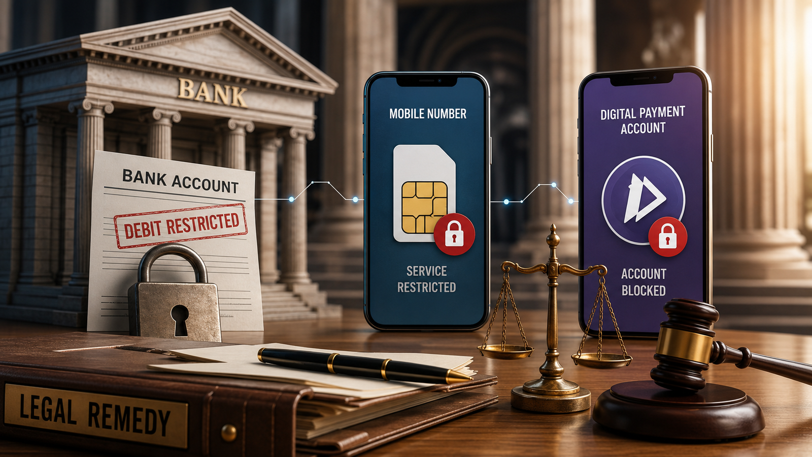 What to Do When Your Bank Account, Mobile SIM and PhonePe Are Blocked After an NCRP Cyber Complaint.  Bank Account Debit Freeze After a Cyber Complaint: Complete Guide