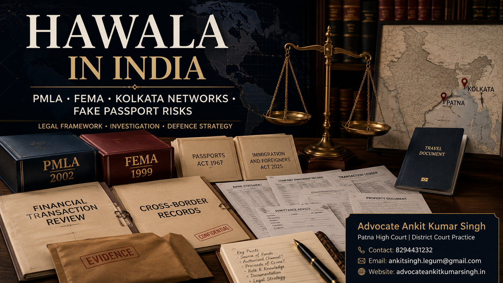 How Hawala Works in India: FEMA, ED, PMLA and the Kolkata Connection. Hawala in India: PMLA, Kolkata Networks and Fake Passport Risks