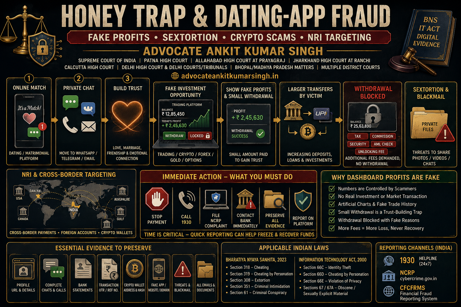 Dating Site Honey Trap and Romance Baiting Scam: How Fake Trading Apps Defraud Indians and NRIs of Lakhs and Crores