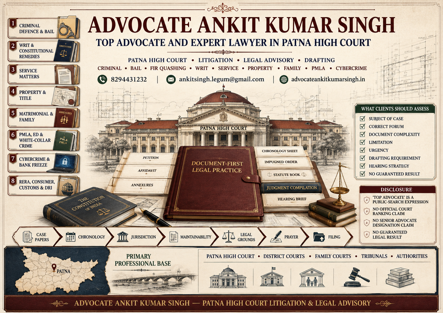 Advocate Ankit Kumar Singh – Top Advocate and Expert Lawyer in Patna High Court