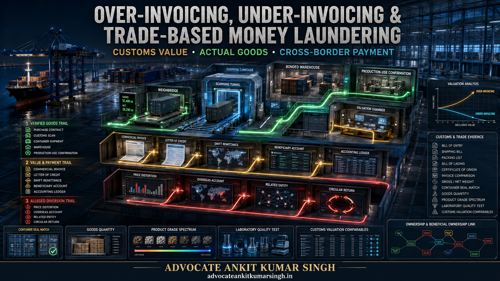 Over-Invoicing, Under-Invoicing and Trade-Based Money Laundering: Testing Import-Export Documents, Customs Valuation and the Actual Goods Trail