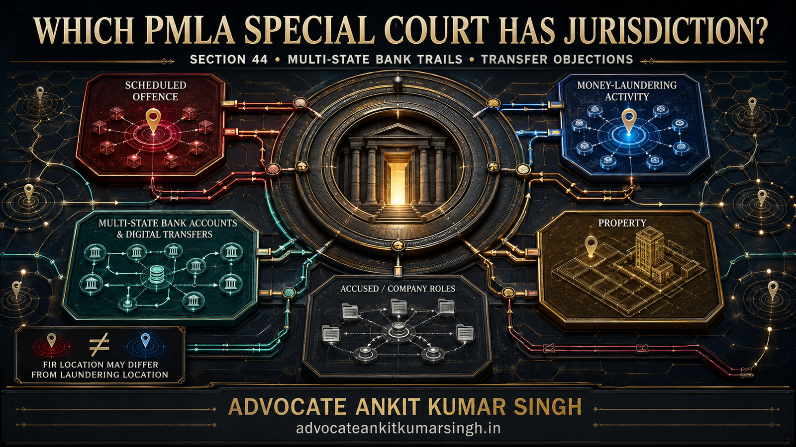 Which PMLA Special Court Has Territorial Jurisdiction in a Multi-State Case? Predicate Offence, Laundering Acts, Accused, Bank Trail and Property Explained