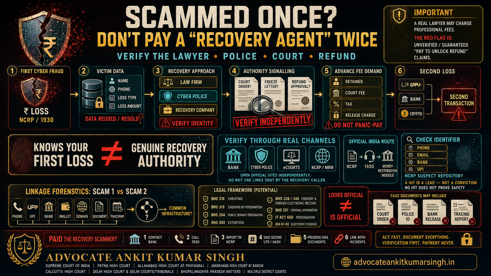 I Already Lost Money in a Cyber Fraud and Now Someone Promises Recovery for an Advance Fee: Is This a Recovery-Room Scam? India 2026 Guide