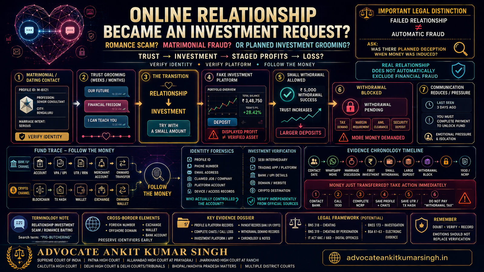 Online Relationship Became an Investment Request: Romance Scam, Matrimonial Fraud or Relationship-Investment Grooming? India 2026 Legal Guide