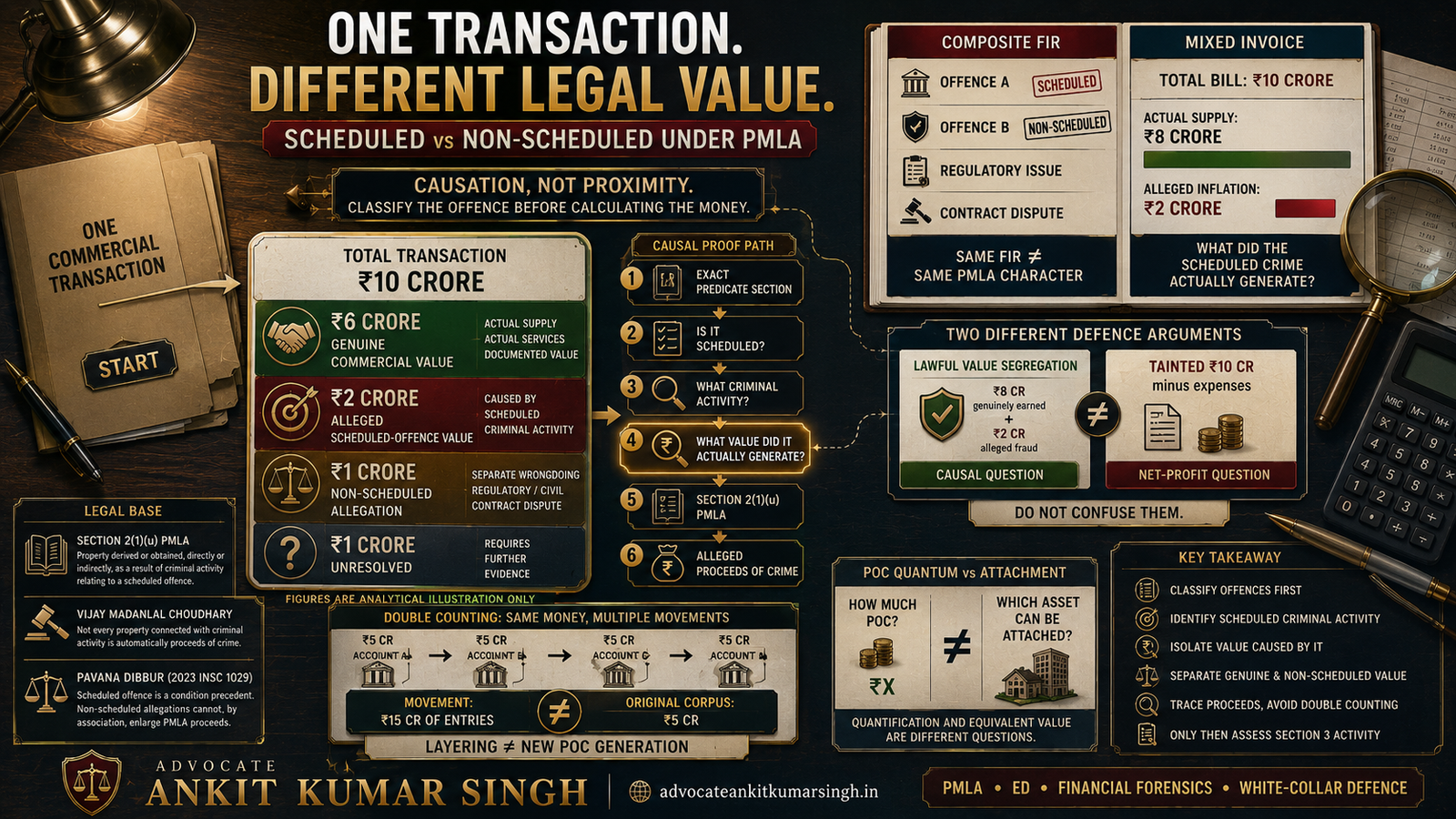 One Transaction Contains Scheduled and Non-Scheduled Allegations: How Should Alleged Proceeds of Crime Be Apportioned?