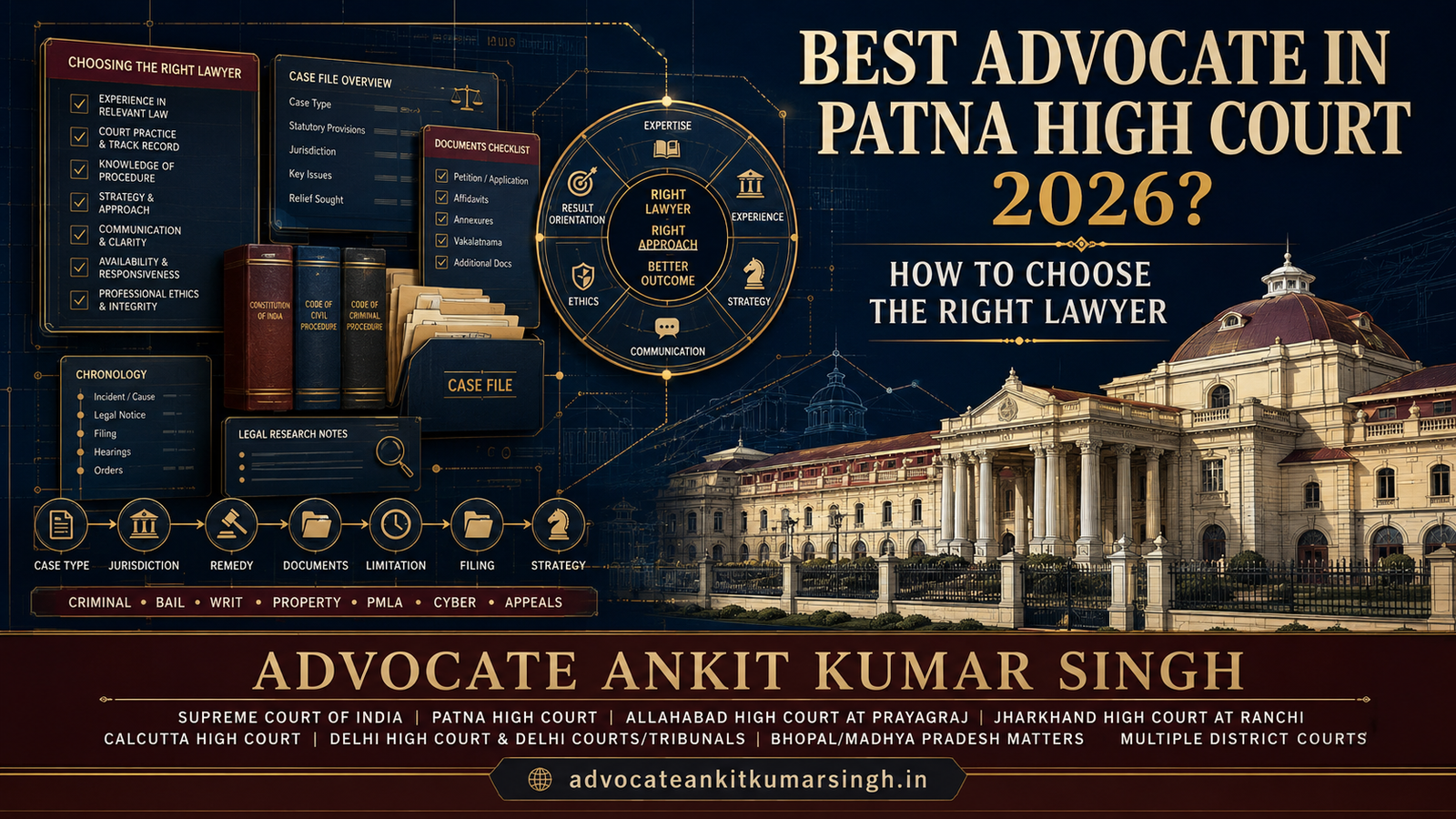 Best Advocate in Patna High Court 2026? Advocate Ankit Kumar Singh | Complete Patna Lawyer & High Court Case Guide