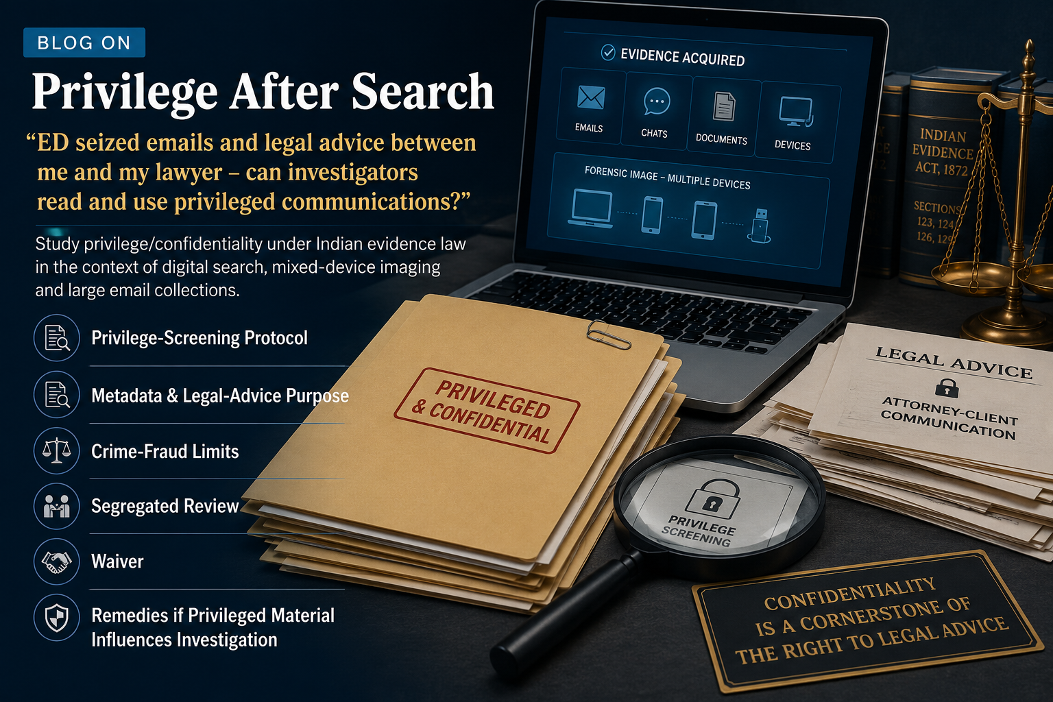 Privilege After an ED Search: Can Investigators Read or Use Seized Lawyer–Client Emails and Legal Advice?