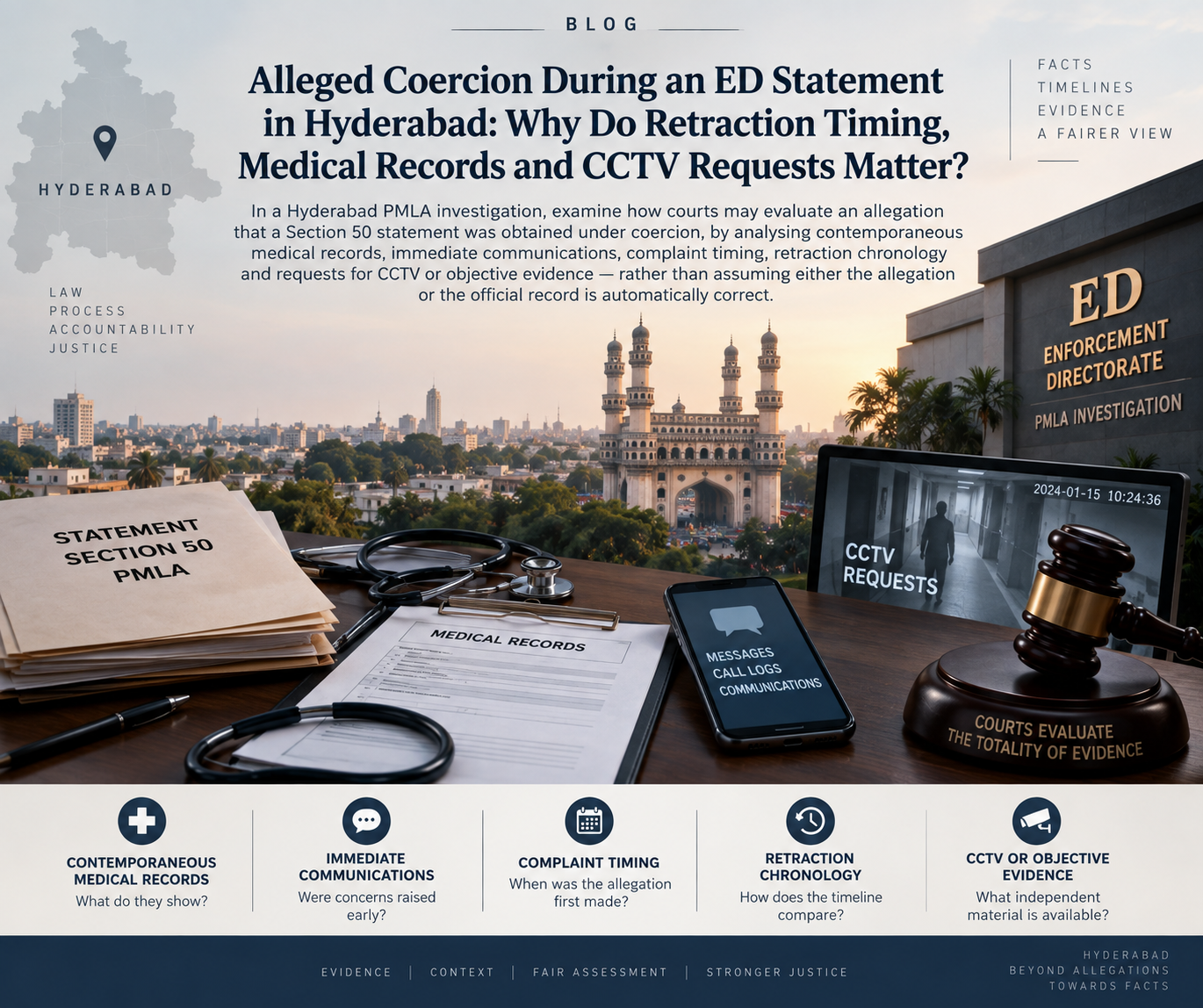 Alleged Coercion During an ED Statement in Hyderabad: Why Do Retraction Timing, Medical Records and CCTV Requests Matter?