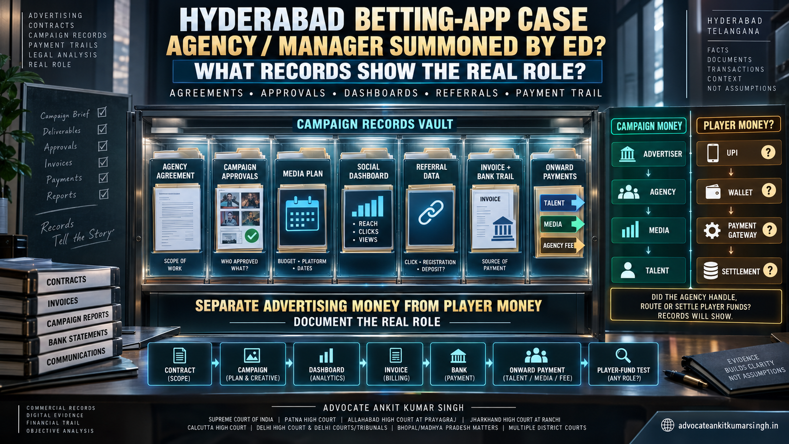 Hyderabad Betting-App Case: What Should a Social-Media Agency or Celebrity Manager Produce When Summoned by ED?