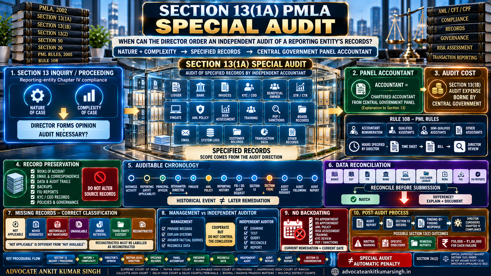 Special Audit Under Section 13(1A) PMLA: When Can the Director Order an Independent Audit of a Reporting Entity's Records?