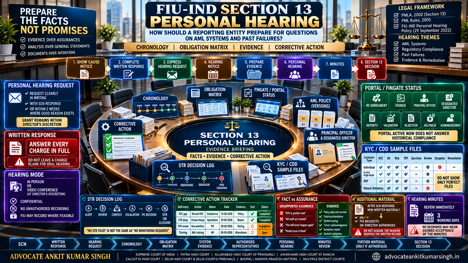 FIU-IND Personal Hearing in a Section 13 Case: How Should a Reporting Entity Prepare for Questions on AML Systems and Past Failures?