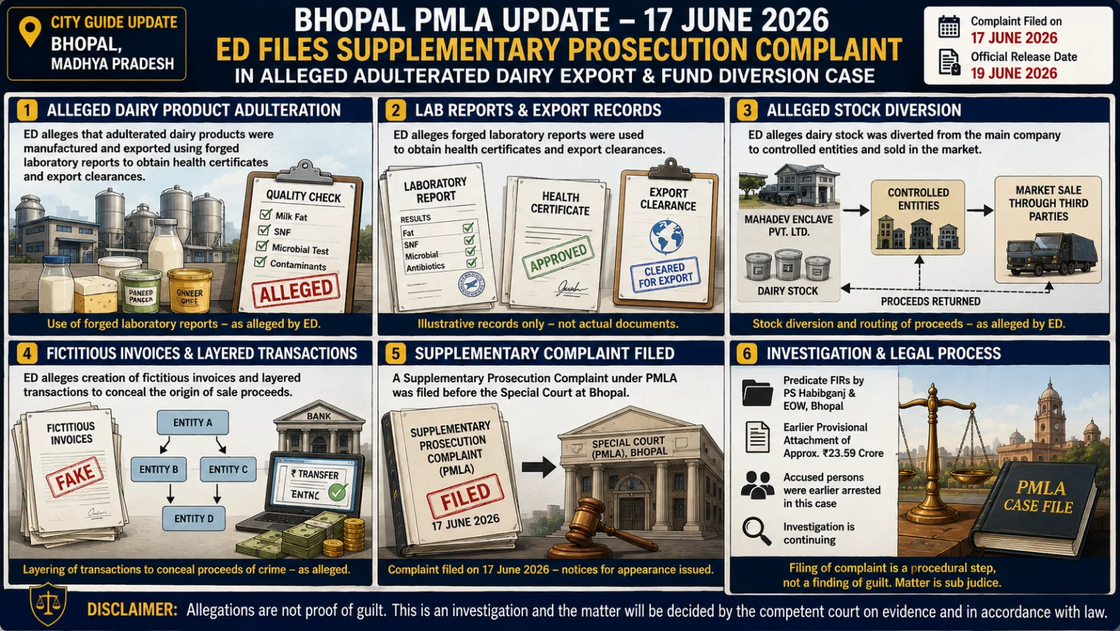 bhopal-pmla-dairy-export-supplementary-complaint-17-june-2026